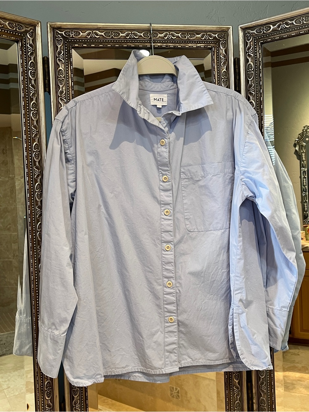 MATE the Label Women’s Classic Button-Up Shirt - Sz S